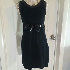 Black Sequenced dress.